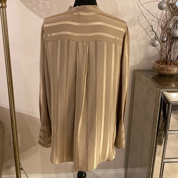 Les Copains silk blouse size 48 NWOT - Picture 4 of 8